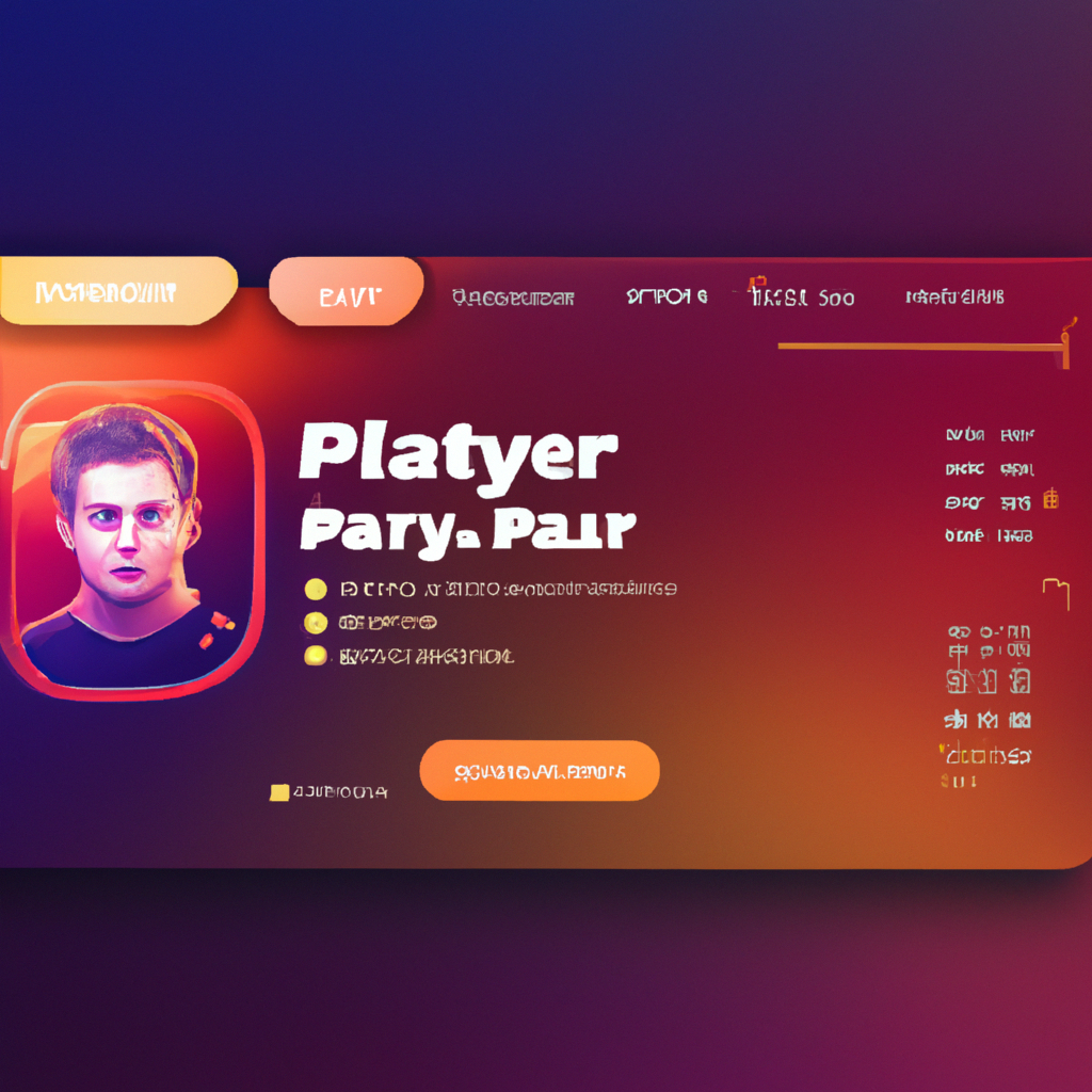 Player portrait with HUD